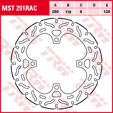 TRW MOTO MST291RAC Brake Disc