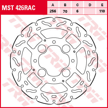 TRW MOTO MST426RAC Brake Disc