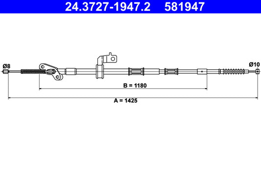 BOSCH 1987477911 Parking Brake Cable Pull