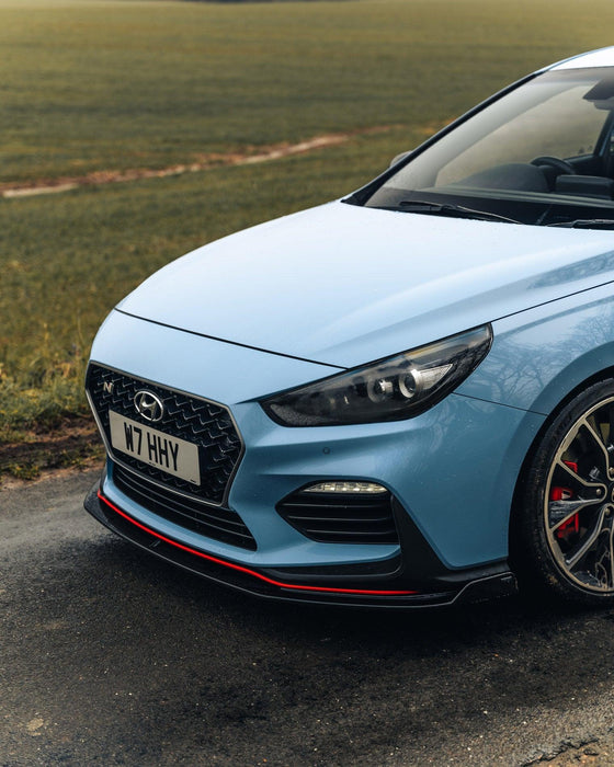 Zaero ZA-I30N-PREFL-FS HYUNDAI I30 N PRE-FACELIFT EVO-1 GLOSS BLACK FRONT SPLITTER