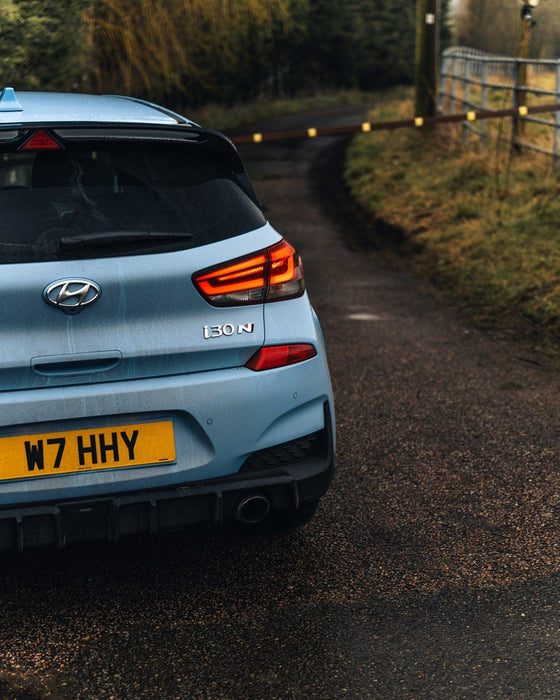 Zaero ZA-I30N-PREFL-DF HYUNDAI I30 N PRE-FACELIFT EVO-1 GLOSS BLACK REAR DIFFUSER