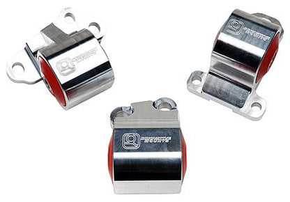 Innovative Mounts Innovative 92-95 Civic B/D Series Black Aluminum Mounts 85A Bushings (2 Bolt)