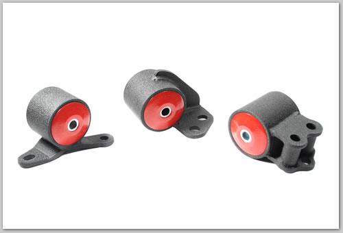 Innovative Mounts Innovative 92-95 Civic B/D Series Black Steel Mounts 60A Bushings (3 Bolt)