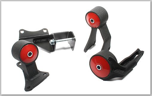Innovative Mounts Innovative 84-87 Civic B-Series Black Steel Mounts 75A Bushings (Cable)