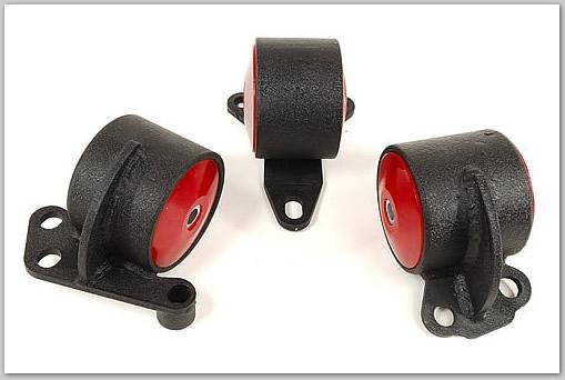 Innovative Mounts Innovative 92-95 Civic B/D Series Black Steel Mounts 85A Bushings (2 Bolt)