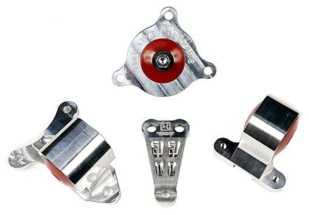 Innovative Mounts Innovative 02-06 Acura RSX K-Series Silver Aluminum Mounts 85A Bushings (Not K24 Trans)