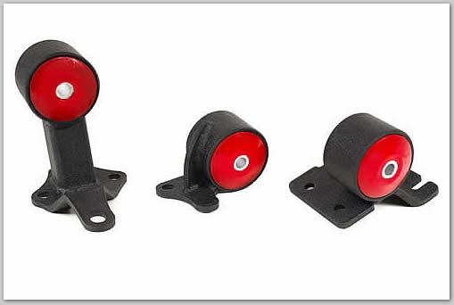 Innovative Mounts Innovative 88-91 Civic B-Series Black Steel Mounts 60A Bushings (Cable)