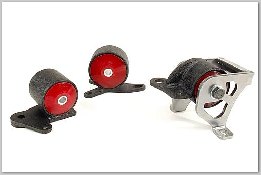 Innovative Mounts Innovative 96-00 Civic B/D Series Black Steel Mounts 60A Bushings (2 Bolt)