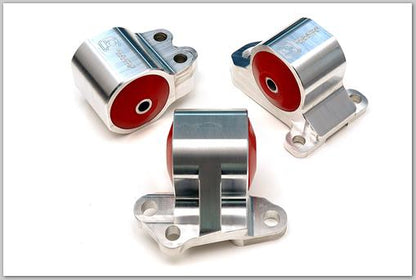 Innovative Mounts Innovative 92-95 Civic B/D Series Black Aluminum Mounts 75A Bushings (3 Bolt)