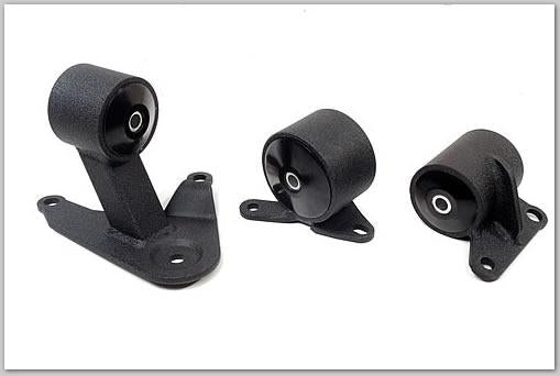 Innovative Mounts Innovative 92-96 Prelude F-Series/H-Series Black Steel Mounts 75A Bushings