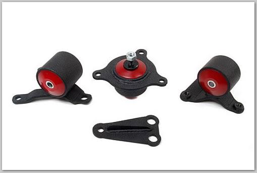 Innovative Mounts Innovative 02-05 Civic K-Series Black Steel Mounts 75A Bushings (Not K24 Trans)