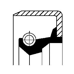 CORTECO CO01002600B Crankshaft Shaft Seal