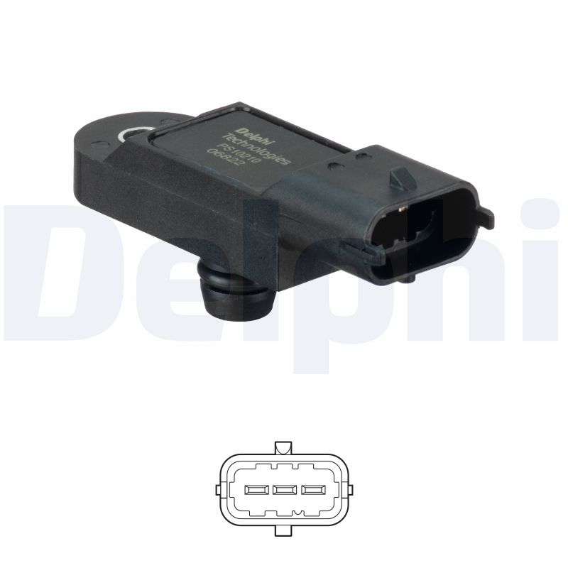 DELPHI PS10210 Boost Pressure Sensor