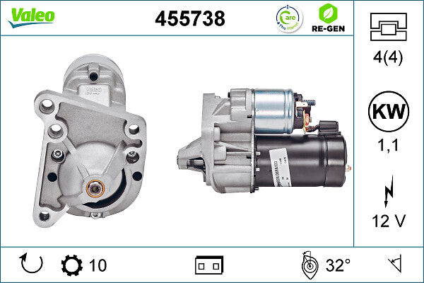 VALEO VAL455738 Starter