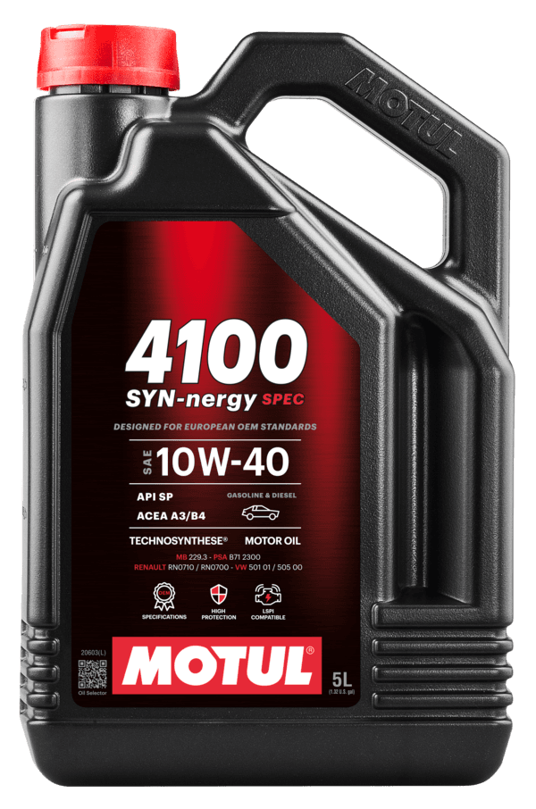 MOTUL 4100SYNNERS10W405L Engine Oil