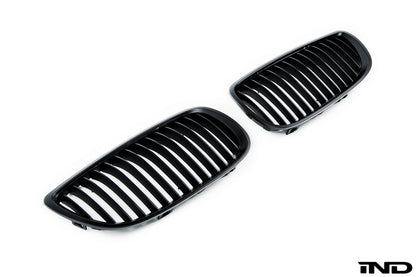 IND E9X M3 Matte Black Front Grille Set