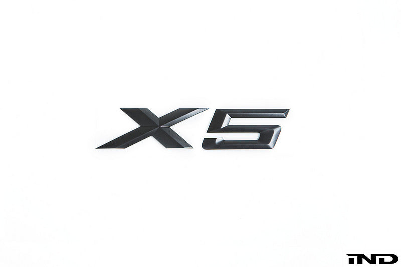 IND E70 X5 Painted Trunk Emblem