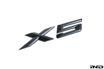 IND E70 X5 Painted Trunk Emblem