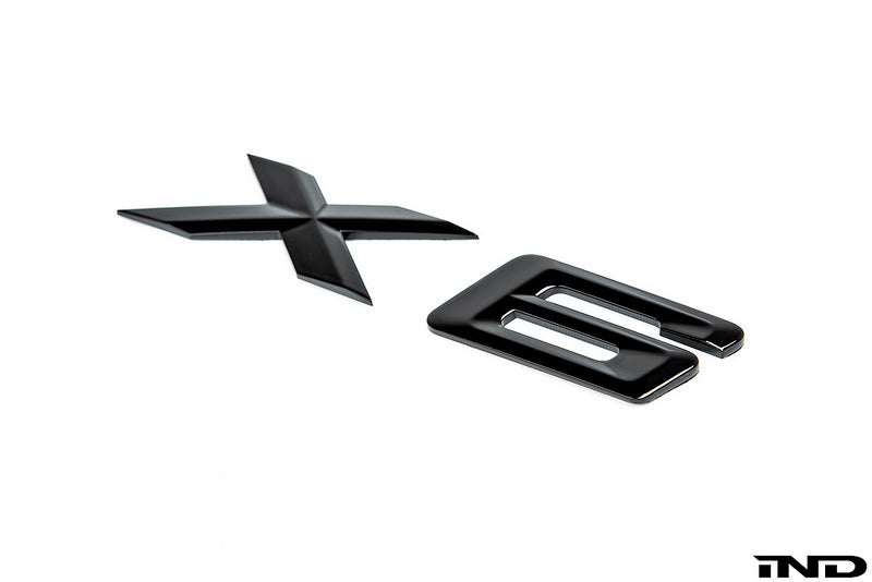 IND E71 X6 Painted Trunk Emblem