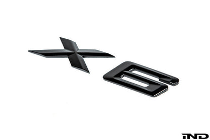 IND E71 X6 Painted Trunk Emblem