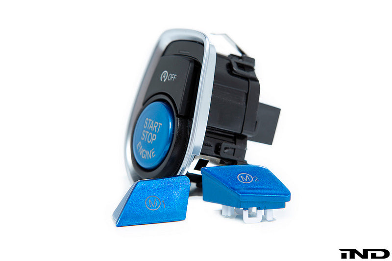IND F87 M2 Competition Polar Blue M1 / M2 Button Set