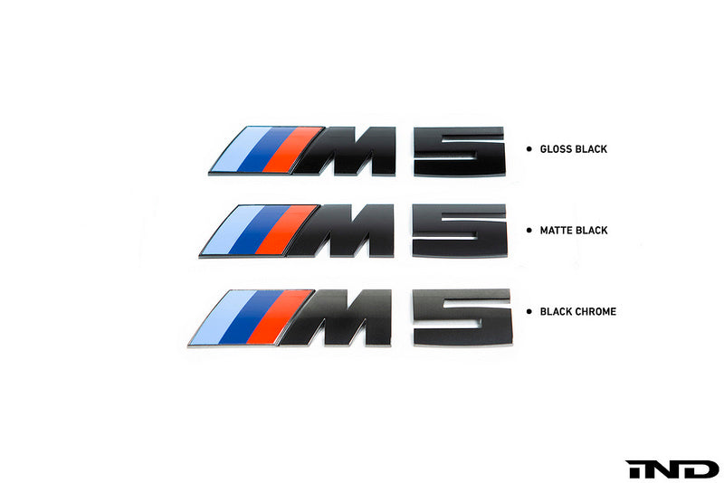 IND F90 M5 Painted Trunk Emblem