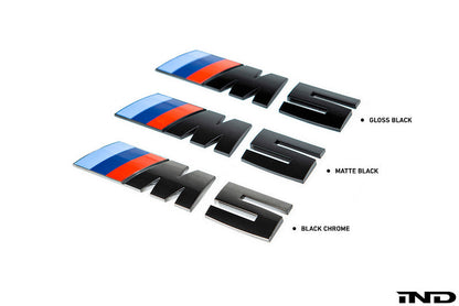 IND F90 M5 Painted Trunk Emblem