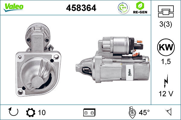 VALEO VAL458364 Starter