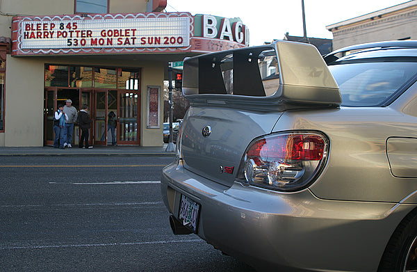 PERRIN PSP-BDY-100BK WING STABILIZER FOR SUBARU IMPREZA WRX STI SEDAN 2004-2007