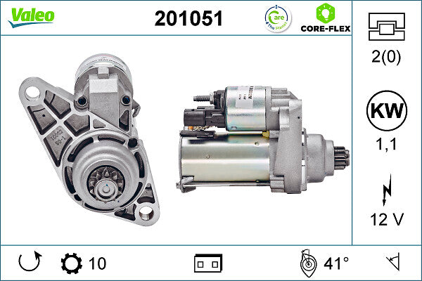 VALEO VAL201051 Starter