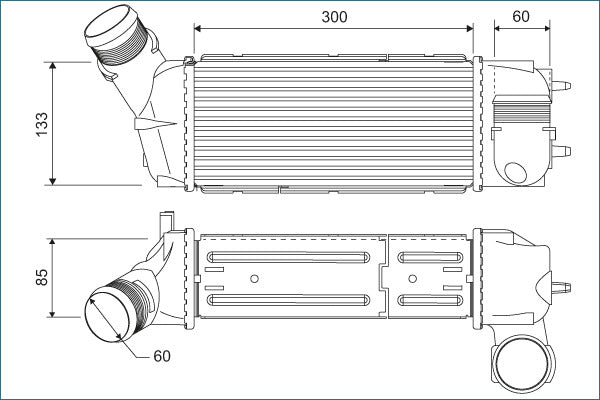 VALEO VAL818769 Charge Air Cooler