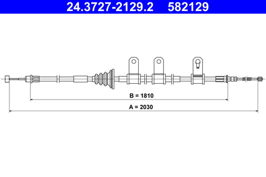 BOSCH 1987482461 Parking Brake Cable Pull