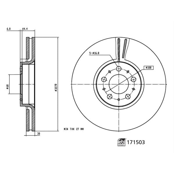 BREMBO T85203 Brake Hose