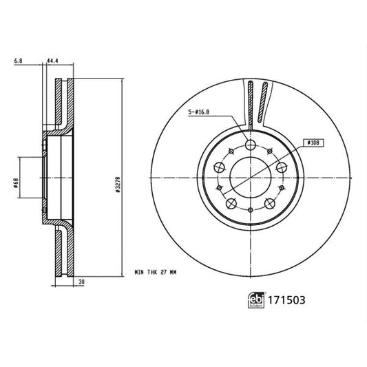 BREMBO T85203 Brake Hose