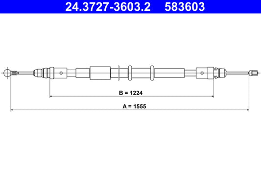 BOSCH 1987482639 Parking Brake Cable Pull