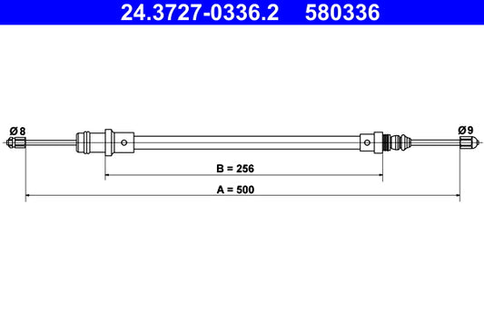 BOSCH 1987482029 Parking Brake Cable Pull