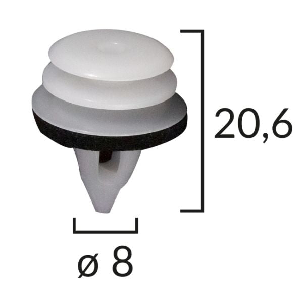 ROMIX ROMC60632 Upholstery Pin