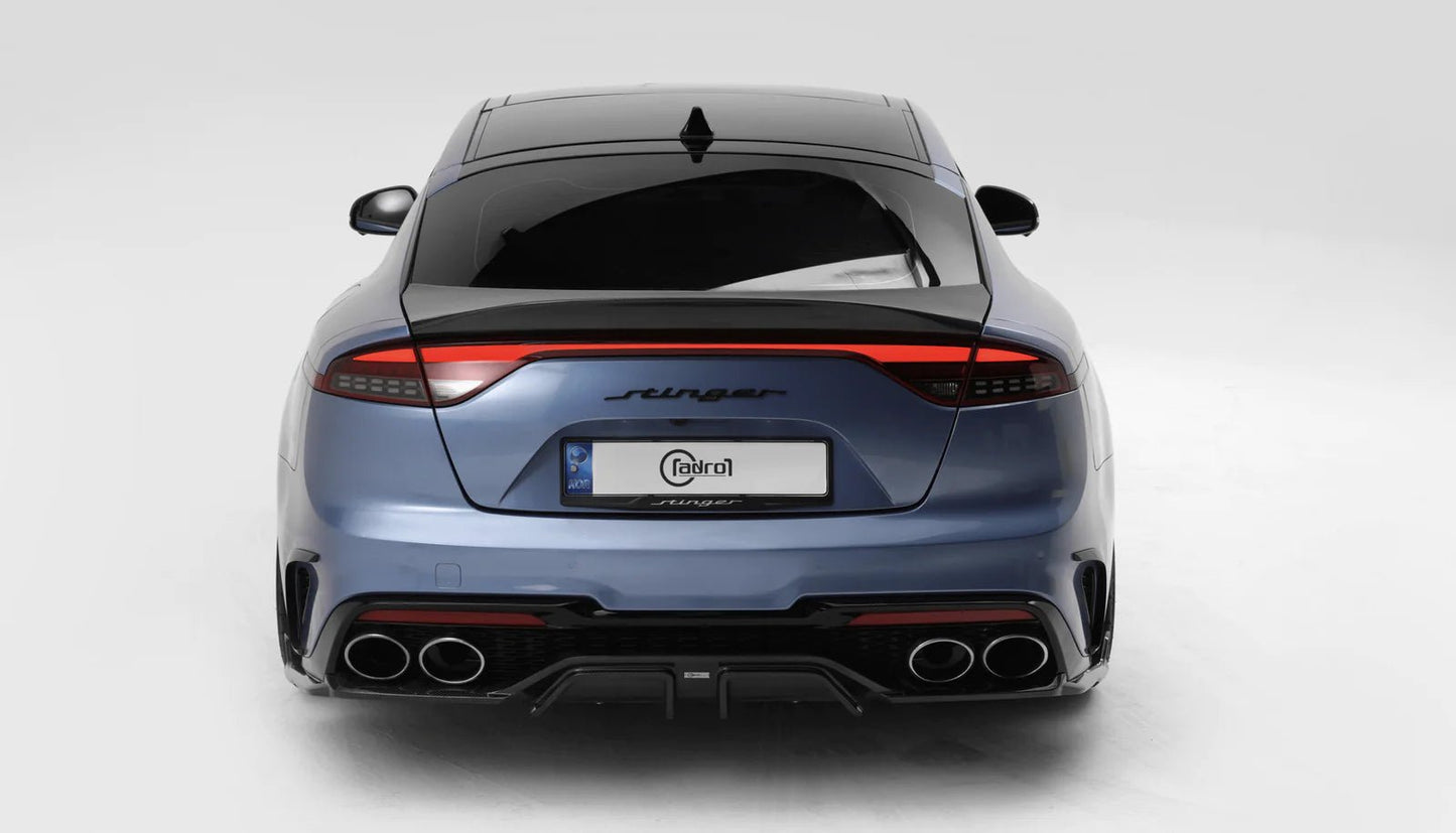 Adro A12A30-1303 KIA STINGER CARBON FIBRE MEISTER REAR DIFFUSER V3 (2018+)