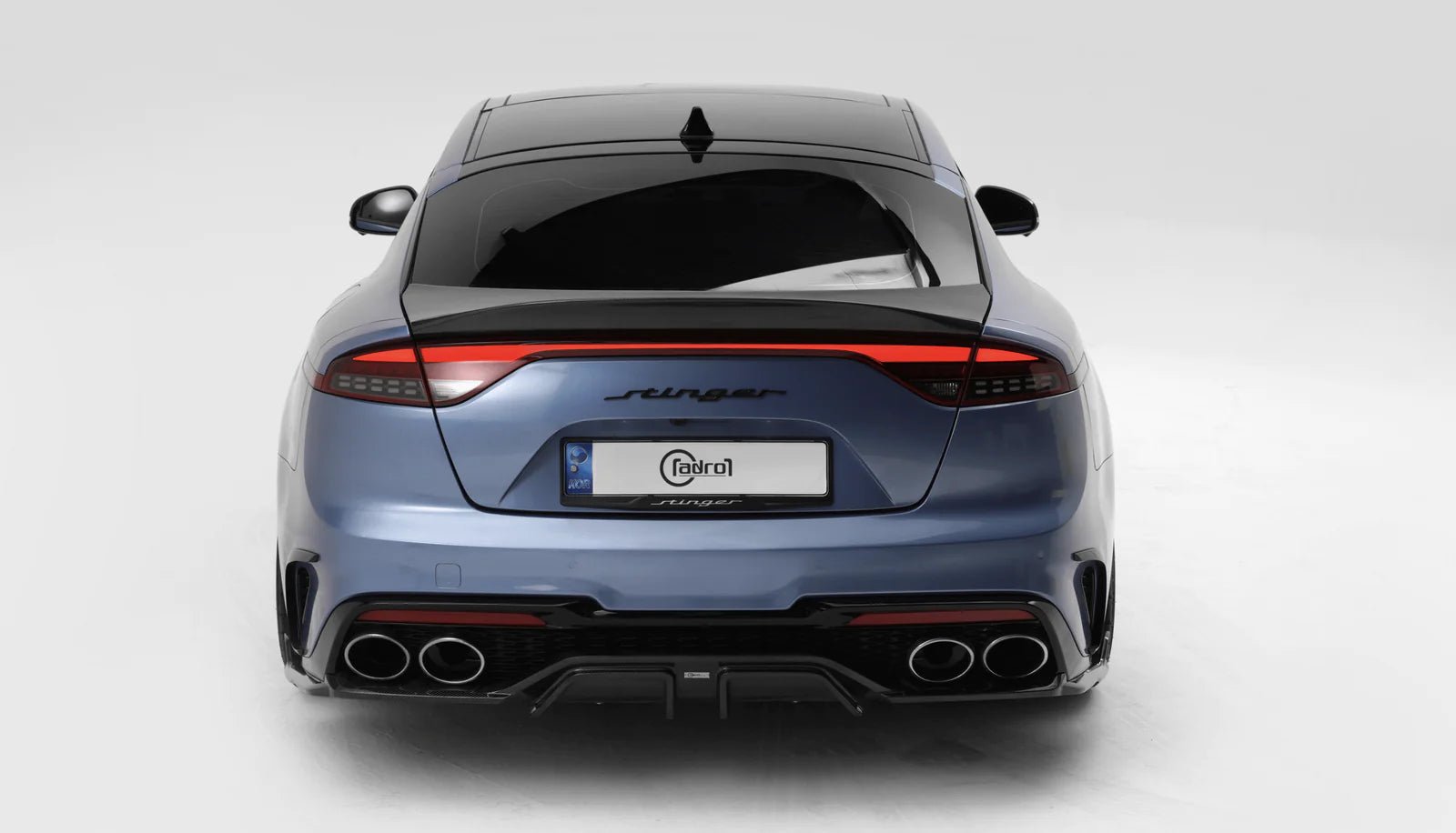 Adro A12A30-1303 KIA STINGER CARBON FIBRE MEISTER REAR DIFFUSER V3 (2018+)
