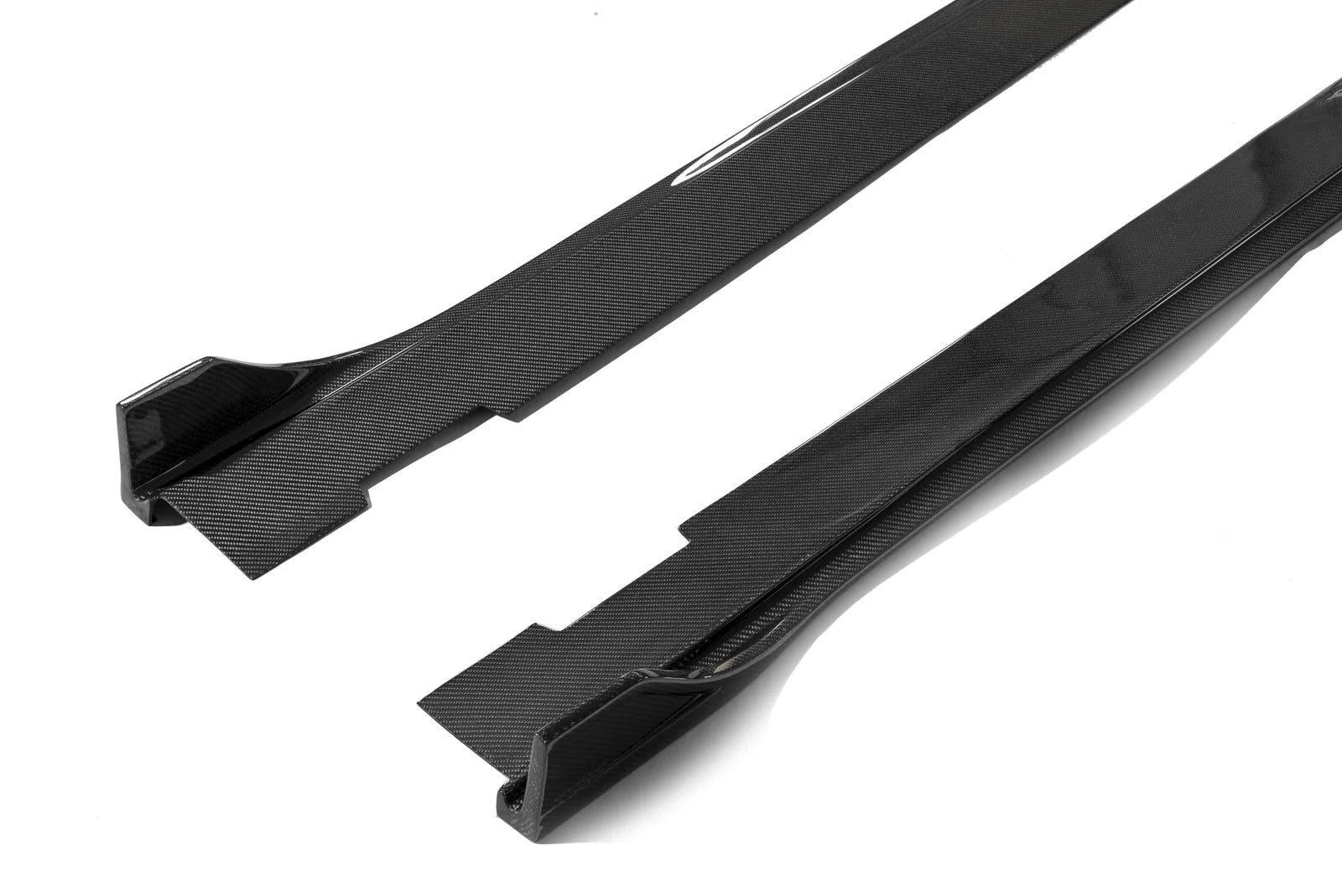 Adro A12A30-1402 KIA STINGER CARBON FIBRE SIDE SKIRTS V2 (2018+)