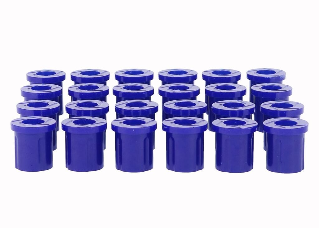 SuperPro KIT022K Toyota Land Cruiser Front & Rear Leaf Spring Bushing Kit - 24 Bushes