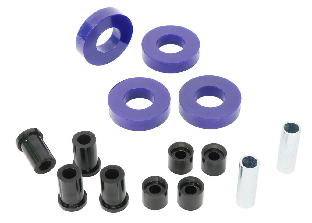 SuperPro KIT065HK Front & Rear Leaf Spring Bushing Kit for Toyota Courier & Radier - Mazda B-Series 1985-2006