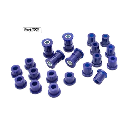 SuperPro KIT110K Daihatsu F20-50-60 1976-1985 Front and Rear Leaf Spring - Bushing Kit