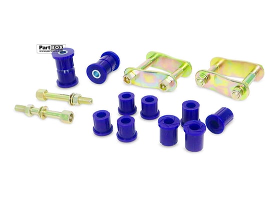 SuperPro KIT145SK Ford Ranger & Mazda BT-50 Rear Leaf Spring - Bushing and Greaseable Shackle/Pin Kit