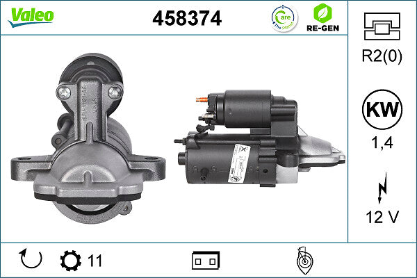 VALEO VAL458374 Starter
