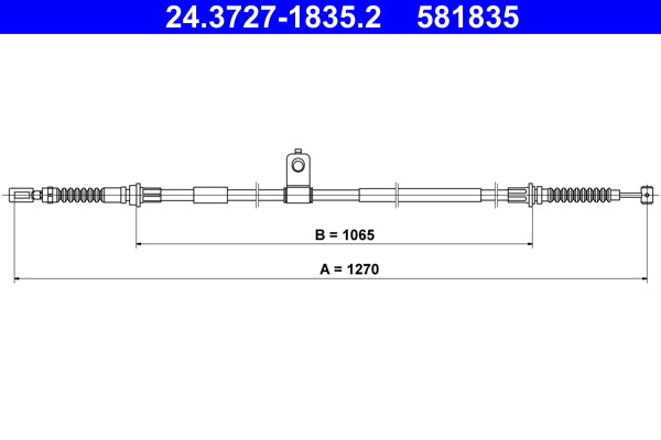 BOSCH 1987477910 Parking Brake Cable Pull