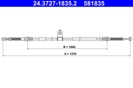 BOSCH 1987477910 Parking Brake Cable Pull