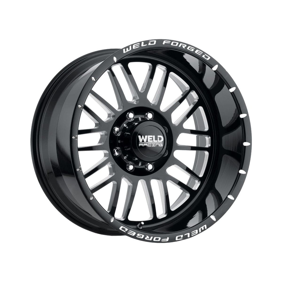 Weld W70324082BCA Konflict Xt Wheel 22x14 8x165.1 ET-76 BS4.5 Gloss Black & Contrast Cut