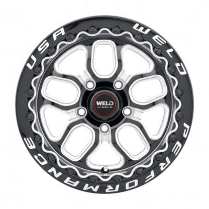 Weld S907B0067P51 Laguna Beadlock S907 Wheel 15x10 5x114.3 ET50 BS7.5 Gloss Black MIL - DIA