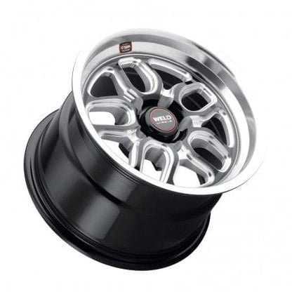 Weld S1528C022N08 Laguna Drag S152 Wheel 18x5 5x120 ET-8 BS2.7 Gloss Black MIL - DIA